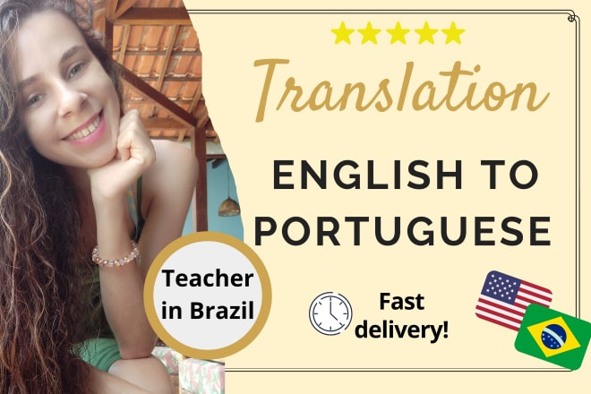 I will manually translate english to portuguese