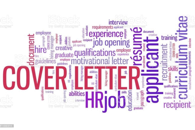 I will offer cover letter or an introduction letter services for your job application