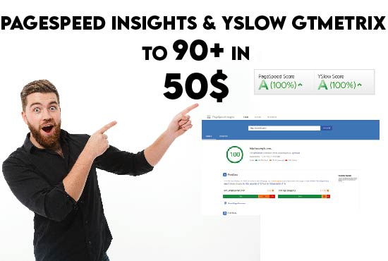 I will optimize wordpress site a90 pagespeed or yslow on gtmetrix