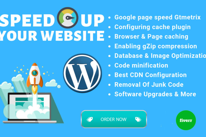 I will optimize wordpress website and website load faster delivery