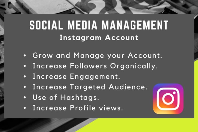 I will organically grow instagram account and increase targeted followers