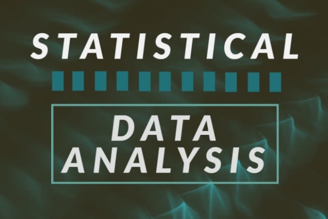 I will perform statistical data analysis using spss r excel
