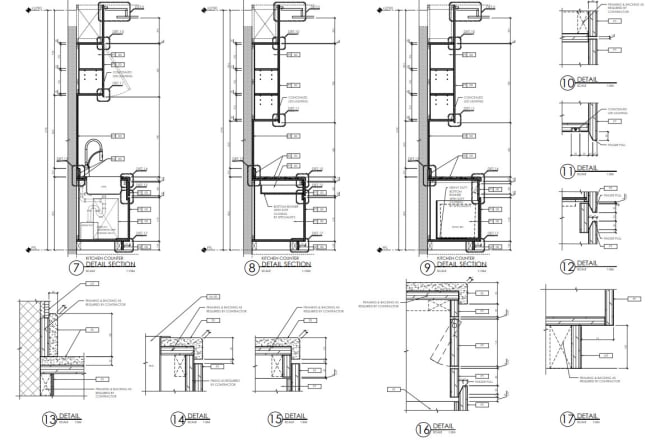 I will produce technical drawings of your millworks or joineries