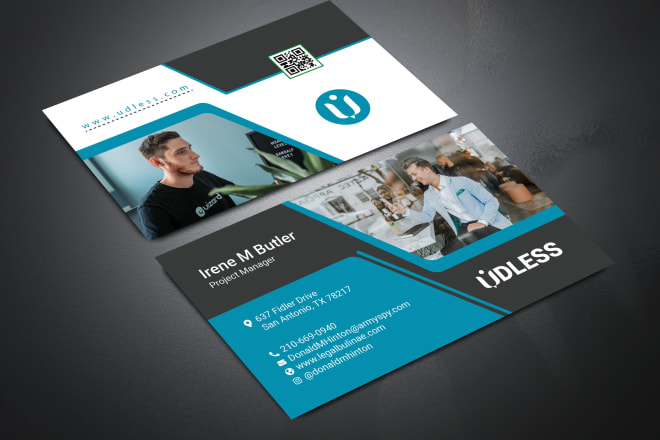 I will professional elegant business card template