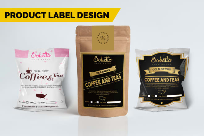 I will professional product label design with pixel perfect