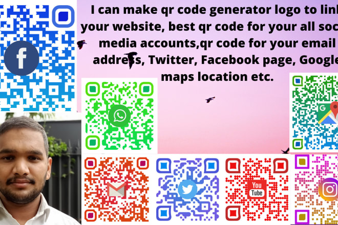 I will professional qr code,unique qr code,qr code generator