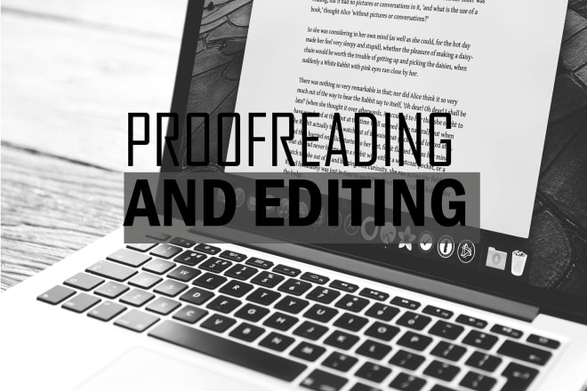 I will professionally proofread and edit your work