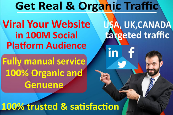 I will promote and marketing your website business be viral quickly