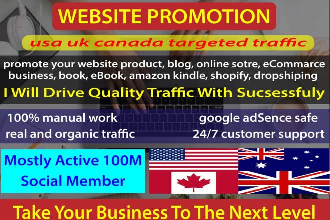 I will promote website business or product get viral in social user