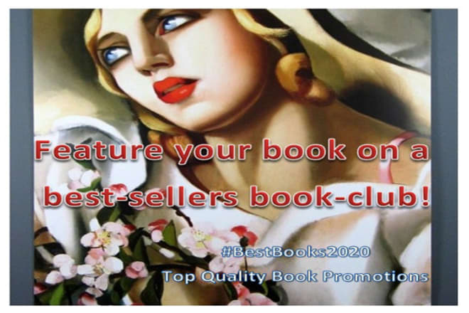 I will promote your book on my bestseller bookclub page bestbooks2020