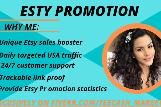 I will promote your etsy shop to your target audience