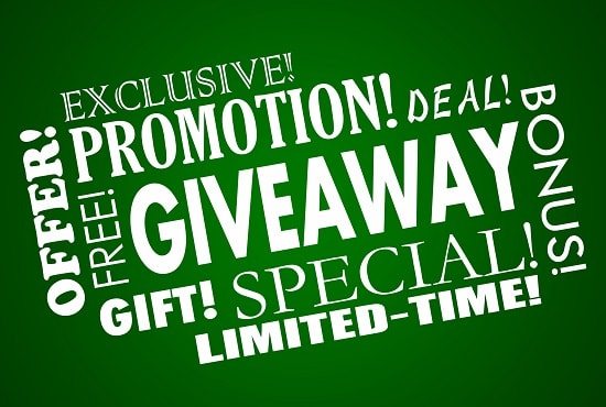 I will promote your giveaway, sweepstakes or contest to top 50k giveaway site