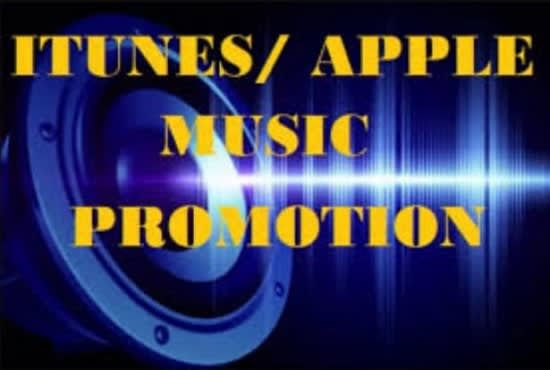 I will promote your itunes music to real audience