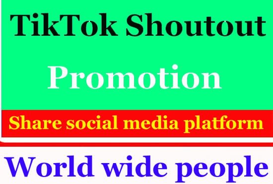 I will promote your tiktok video, music and do podcast, itunes music promotion