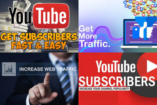 I will promote youtube channel increase subscriber website traffic