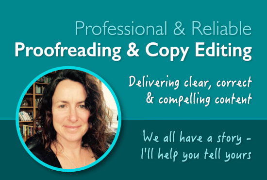 I will proofread and copy edit your book, document, or web content