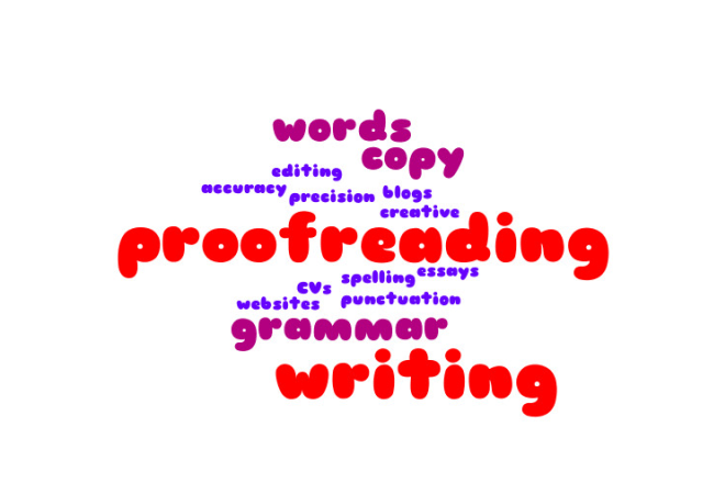I will proofread, spell check, and grammar check 1,000 words for cheap