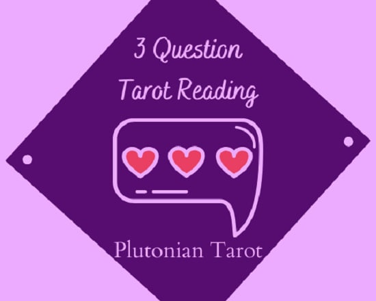 I will provide a 3 question tarot reading