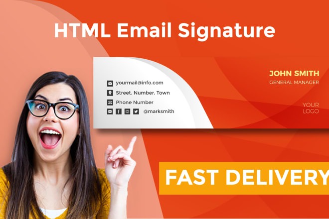 I will provide a clickable HTML email signature