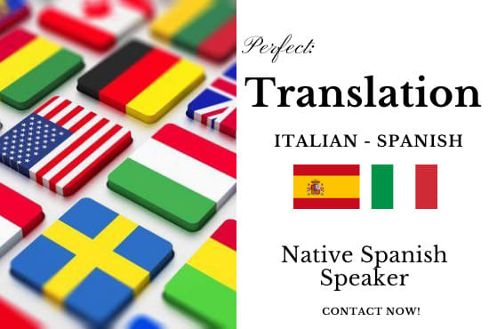 I will provide a professional italian to spanish translation