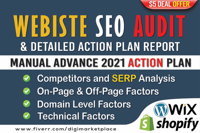 I will provide a professional SEO audit report and action plan for the website