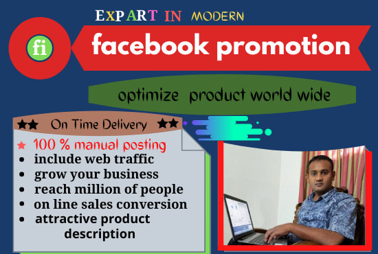 I will provide any business facebook promotion service worldwide