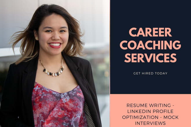I will provide career coaching sessions