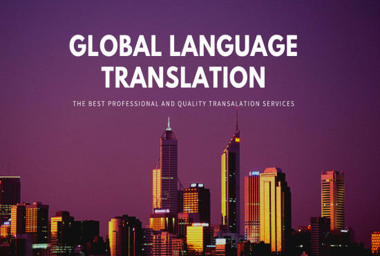 I will provide efficient language translation services