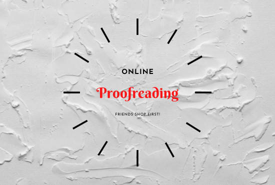 I will provide english language proofreading and editing