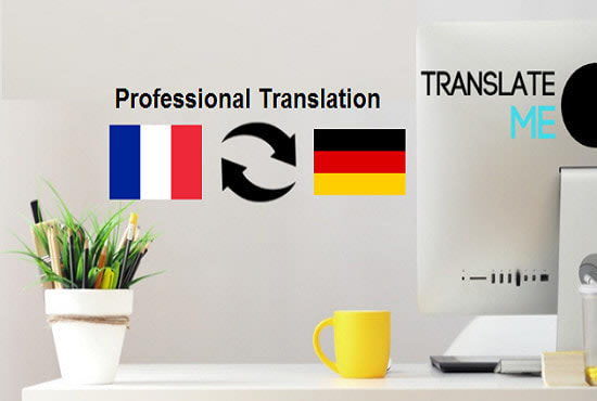 I will provide french, german, english translation