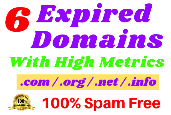 I will provide good expired domain with high metrics