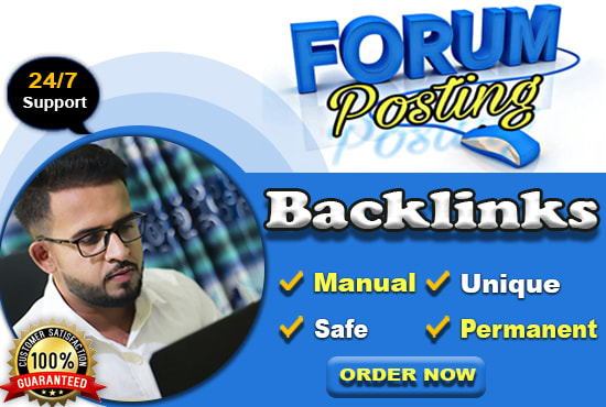 I will provide manual HQ dofollow forum posting backlink