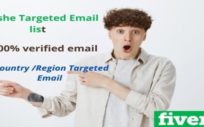 I will provide niche targeted bulk email list and email blast