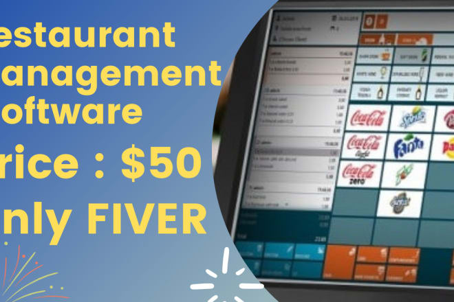 I will provide pos software for restaurant fast food café shop