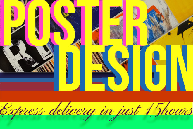 I will provide poster design services