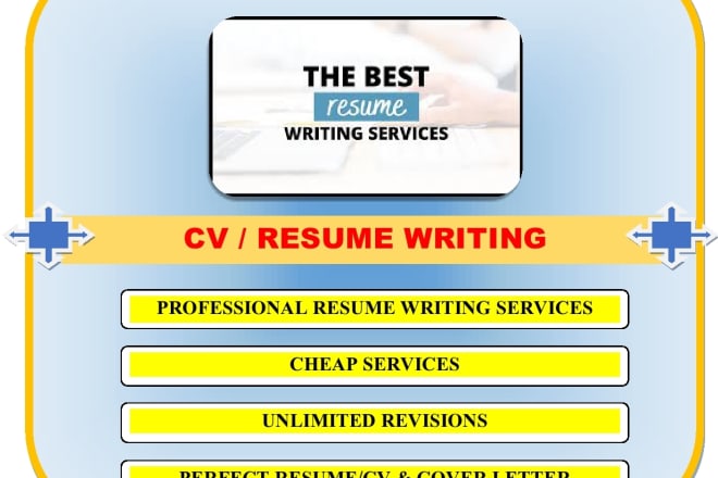 I will provide resume editing and writing services