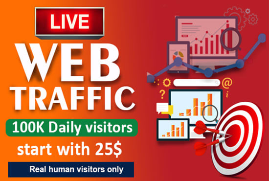 I will provide sales with 3mn real human web traffic