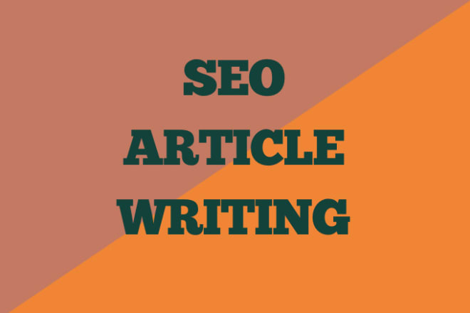 I will provide seo article writing,blog writing and content writing