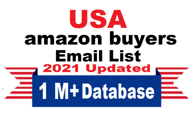I will provide USA amazon buyers email database