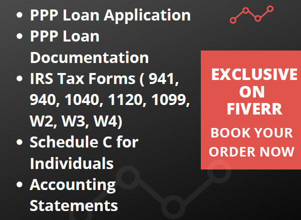 I will provide you US tax forms and sba ppp loan service