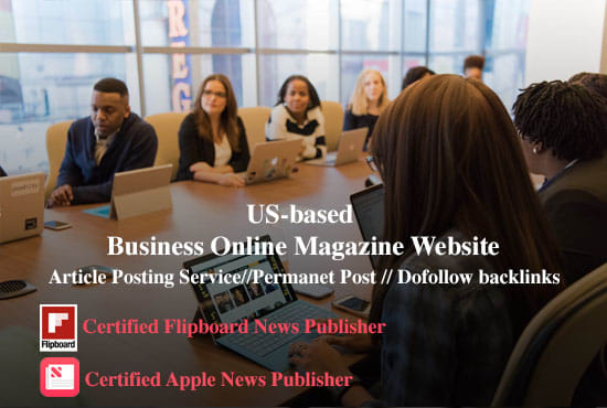 I will put your article on a US based biz magazine site with apple news included