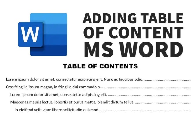 I will quickly fix table of content or page number issues on word document