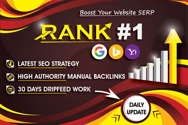 I will rank your website in a google first page with our SEO backlinks