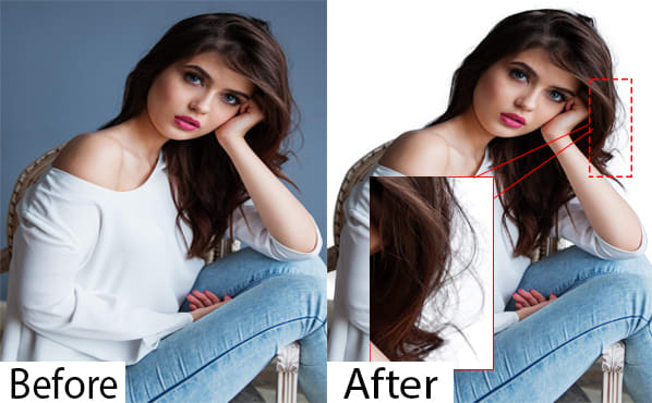 I will remove background of your photo retouch it at pro level