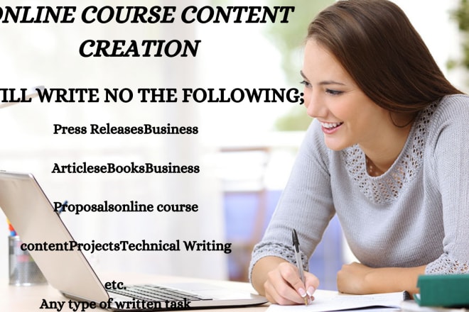 I will research and create brainstorming course content for your online teaching