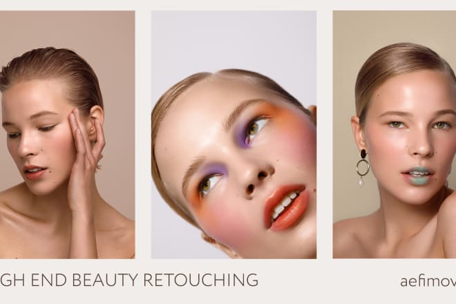 I will retouch high end beauty and fashion photo