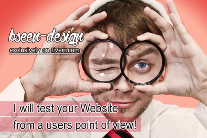 I will review your website from a users point of view