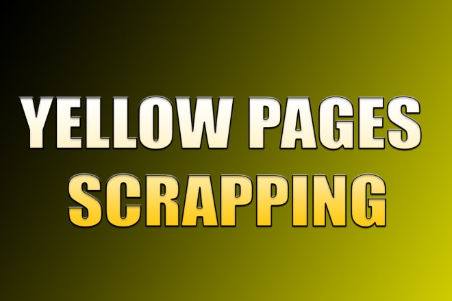 I will scrape yellow pages uk usa au