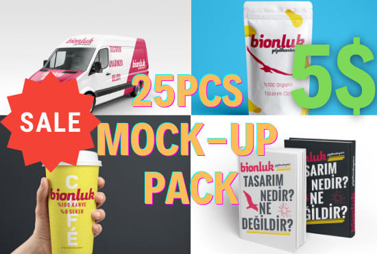 I will sell 25pcs mock up pack