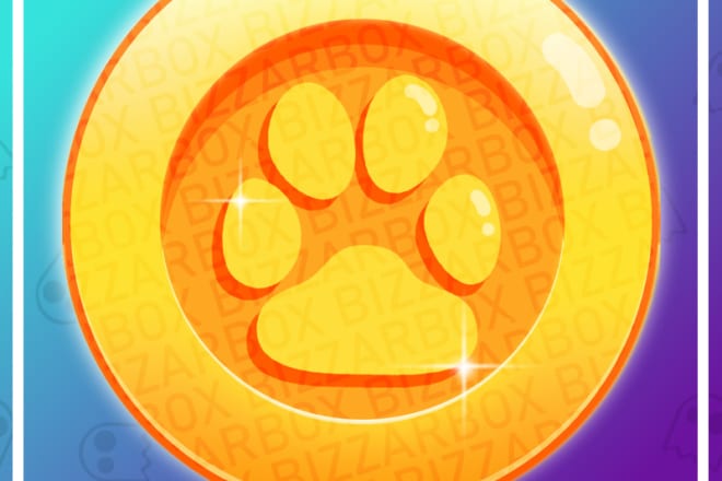 I will sell this premade twitch discord emote channel points paw coin